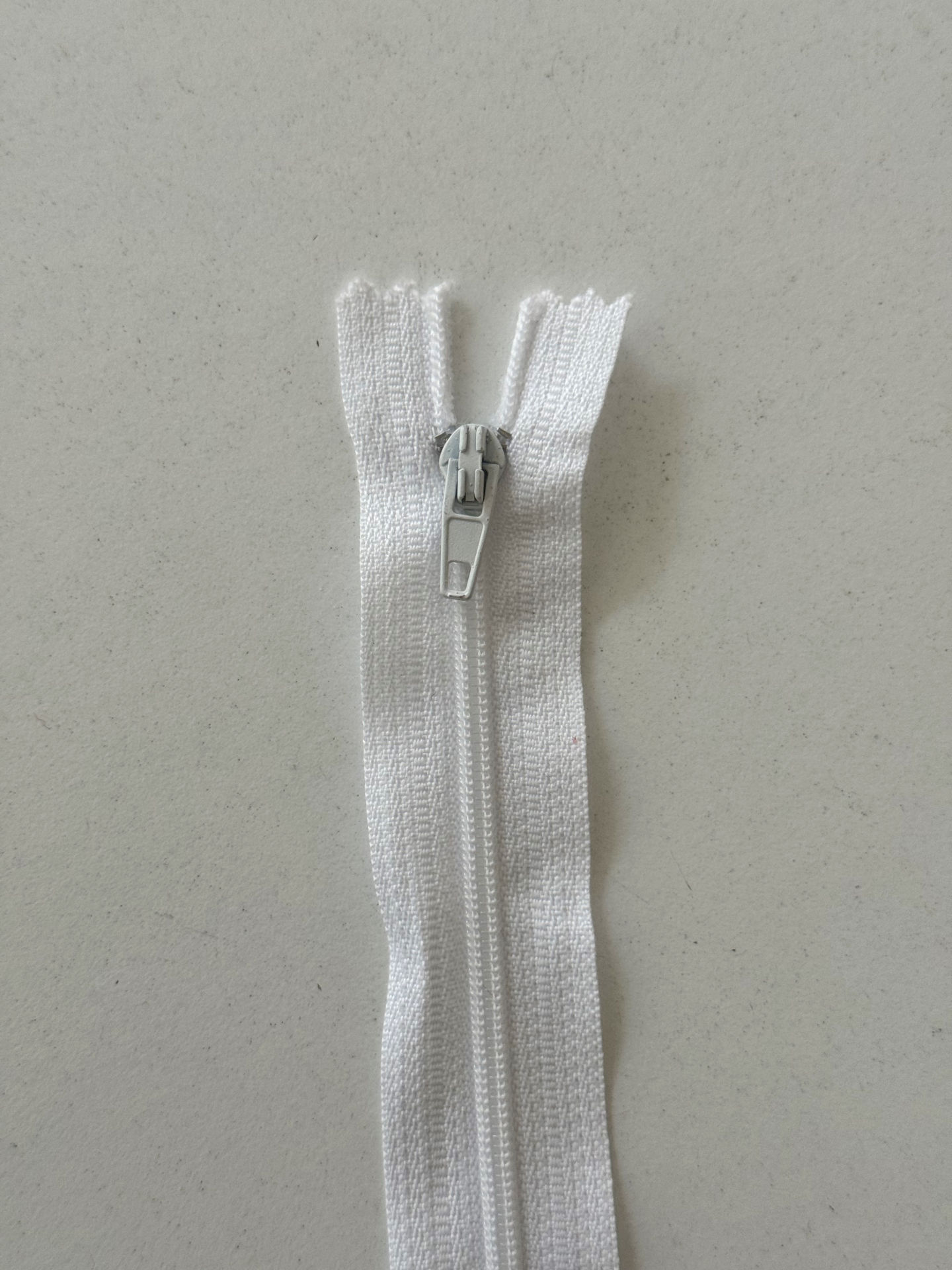 18cm Fermuar Beyaz