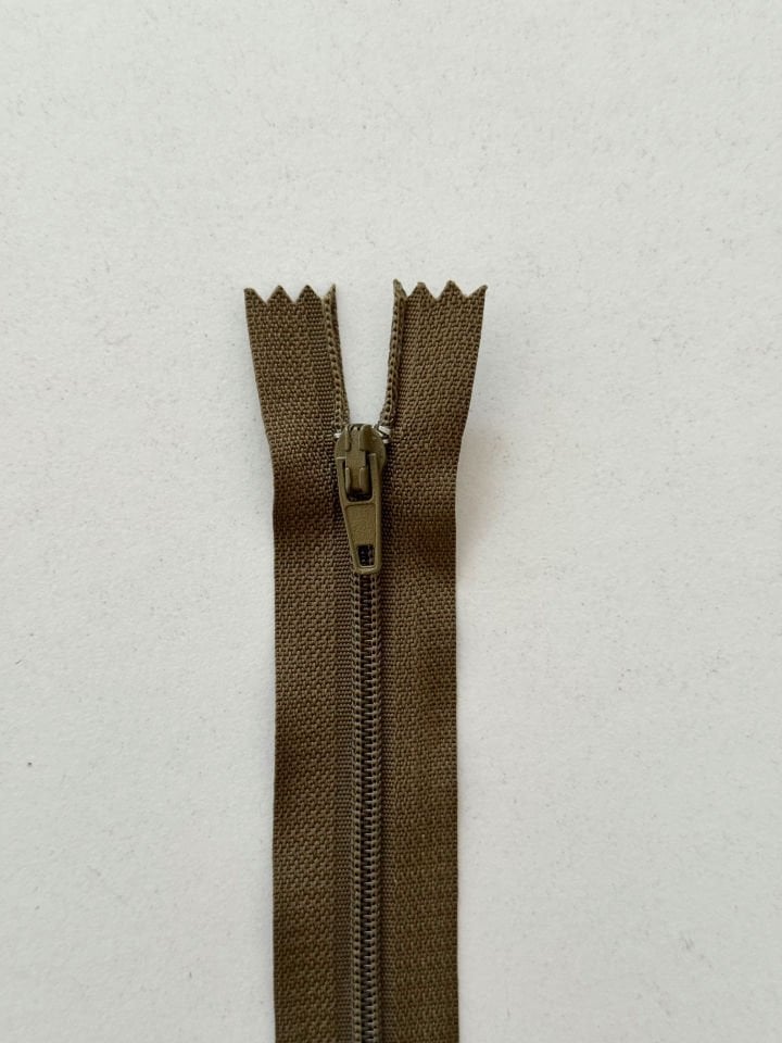 18cm Fermuar Haki