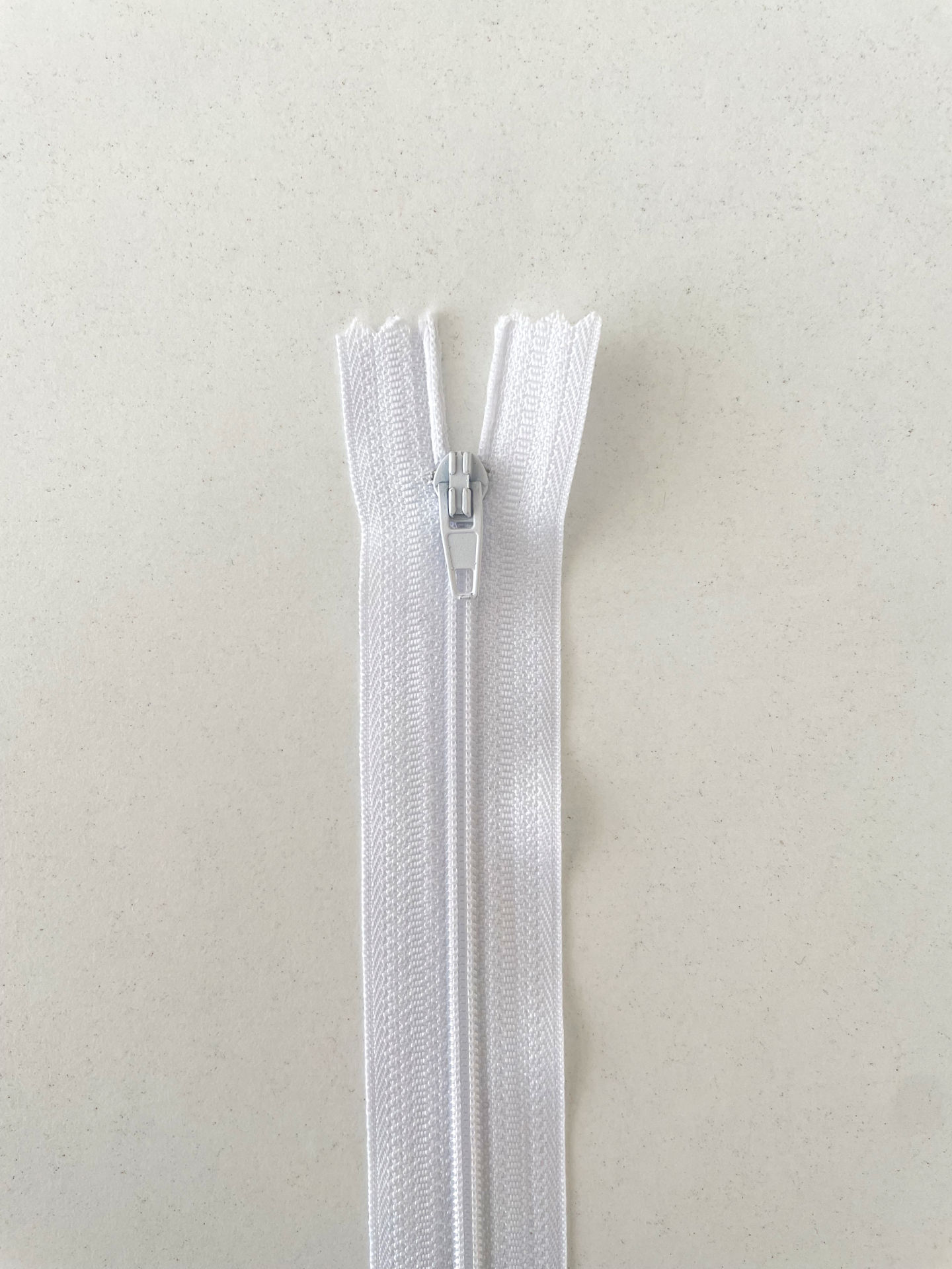 25cm Fermuar Beyaz