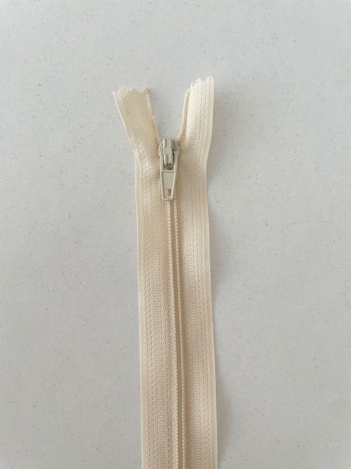 25cm Fermuar Krem