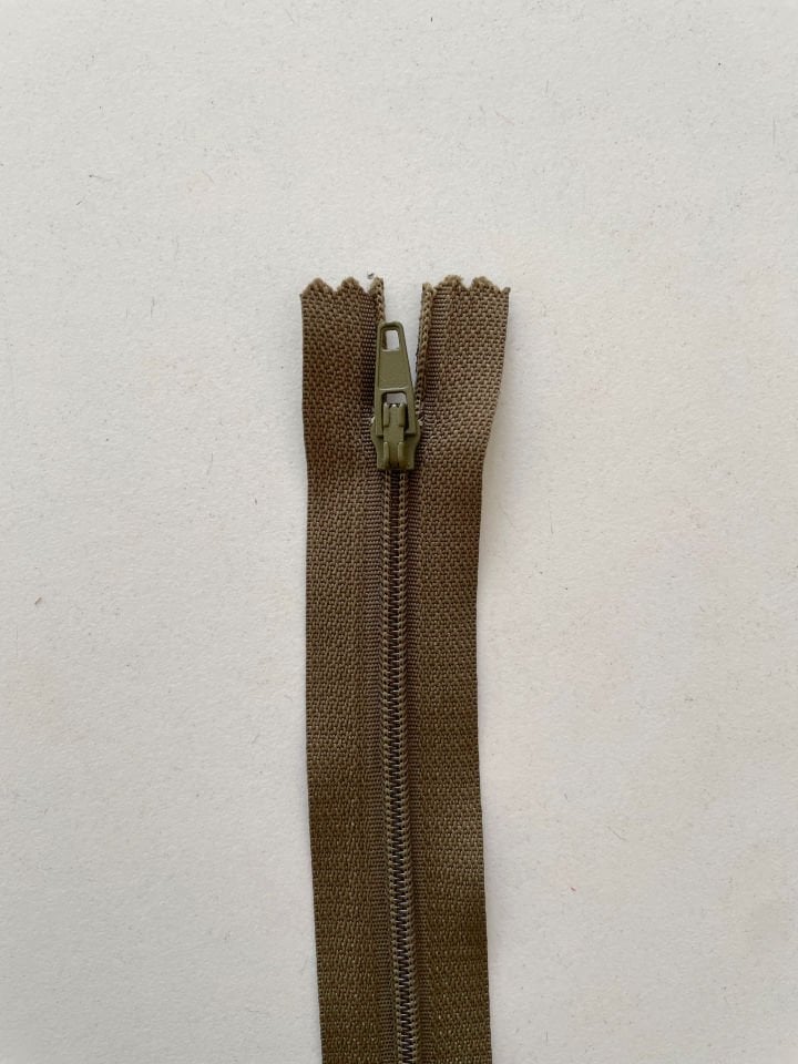 35cm Fermuar Haki