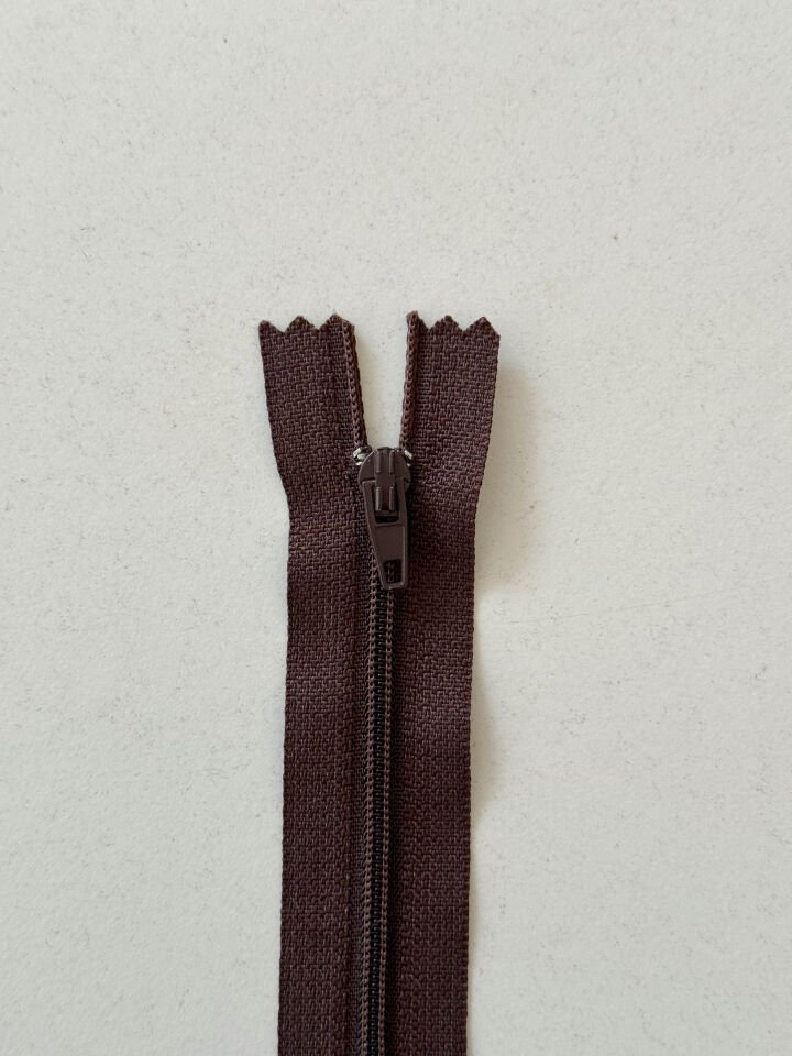 40cm Fermuar Kahverengi