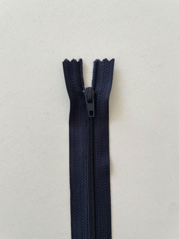 40cm Fermuar Lacivert