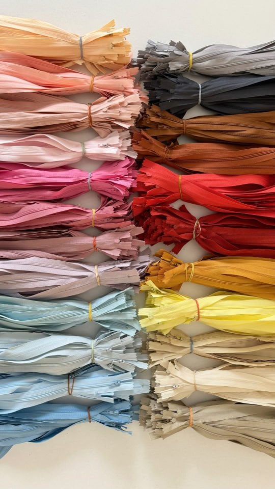 50cm Fermuar Açık Pembe