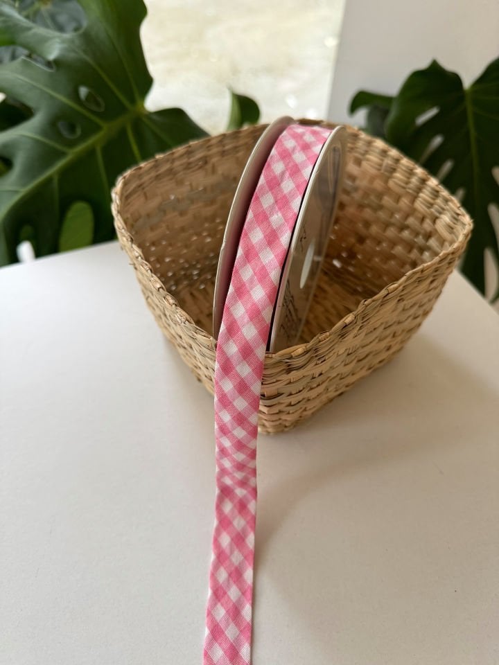 Desenli biye Pembe Pötikare