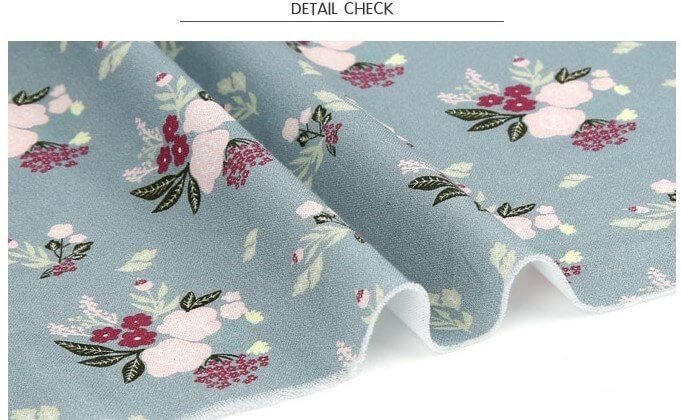 Pastel Gül Doğal Pamuk Kumaş (yarım metre)
