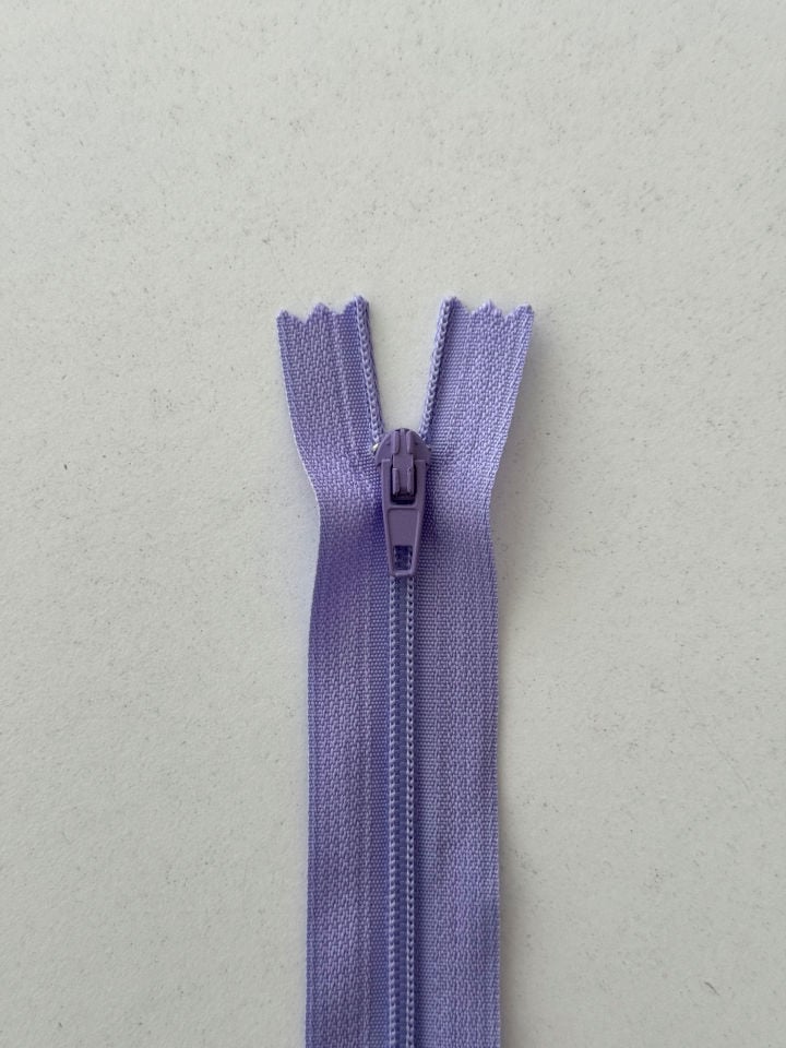 18cm Fermuar Mor