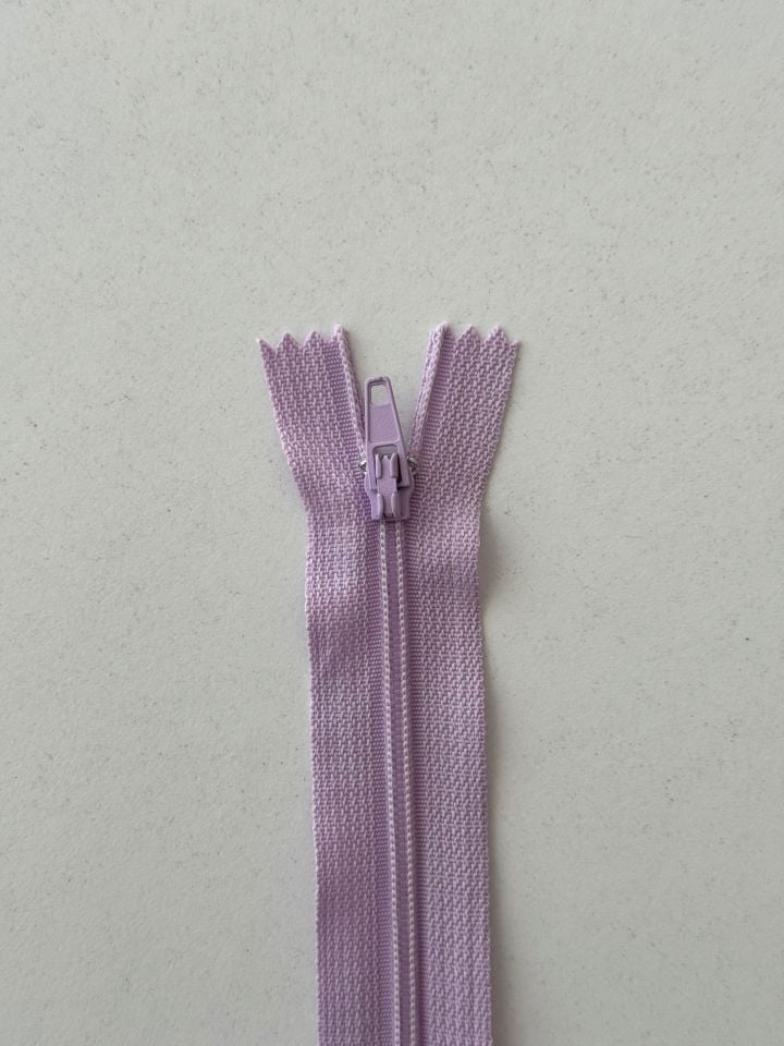 18cm Fermuar Lila