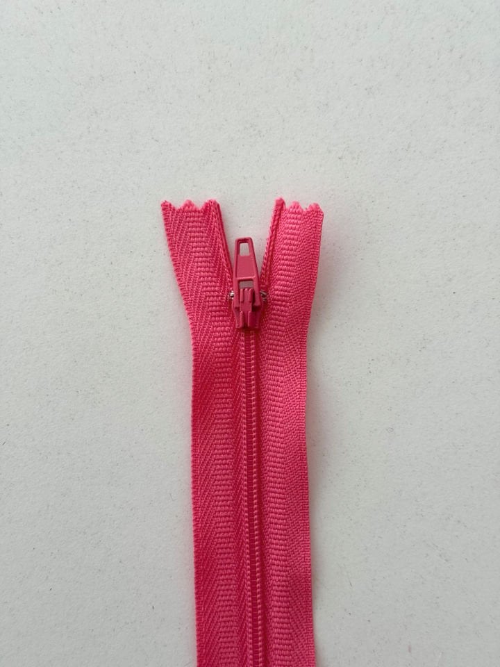 18cm Fermuar Fuşya