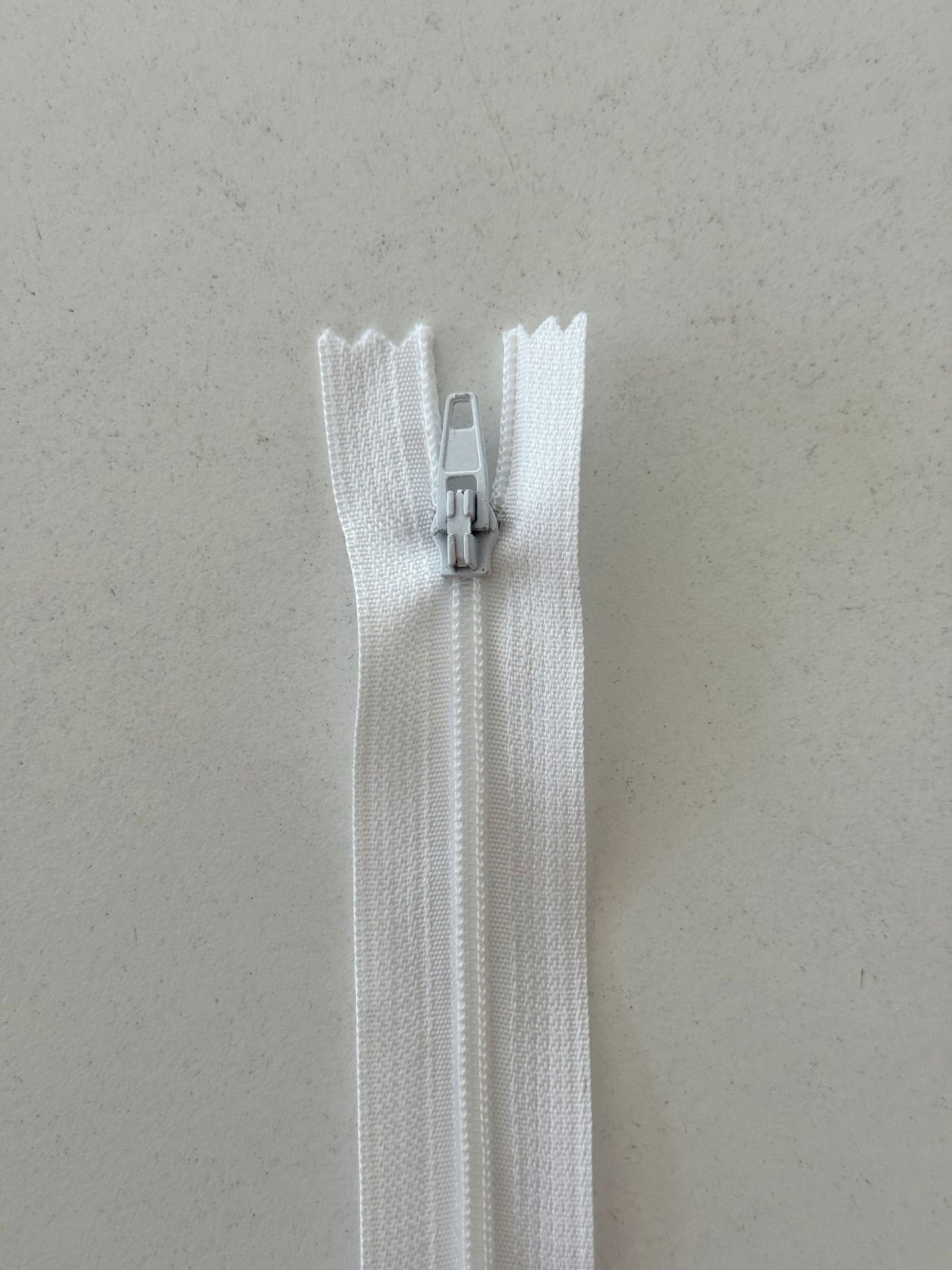 50cm Fermuar Beyaz