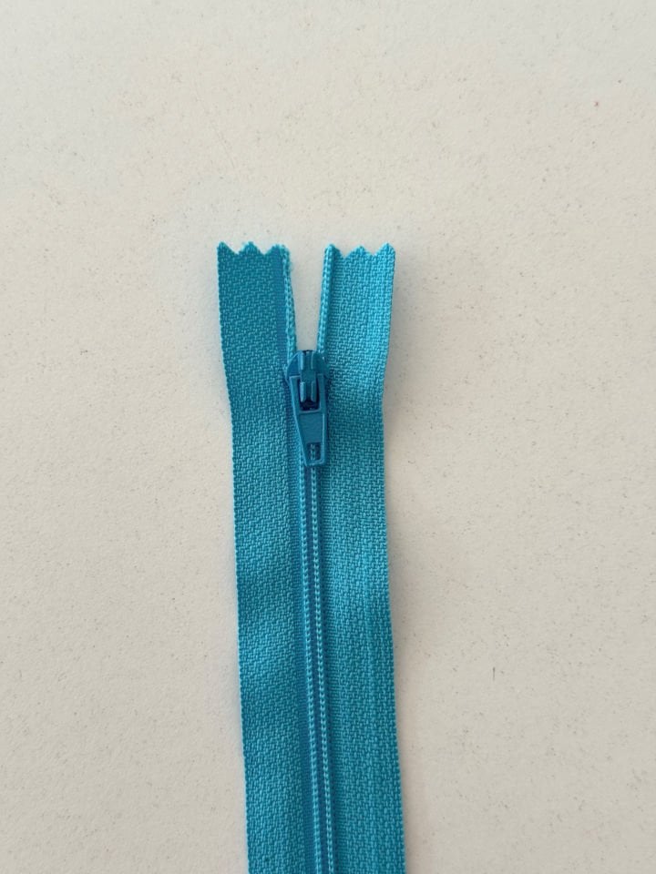 50cm Fermuar Koyu Turkuaz