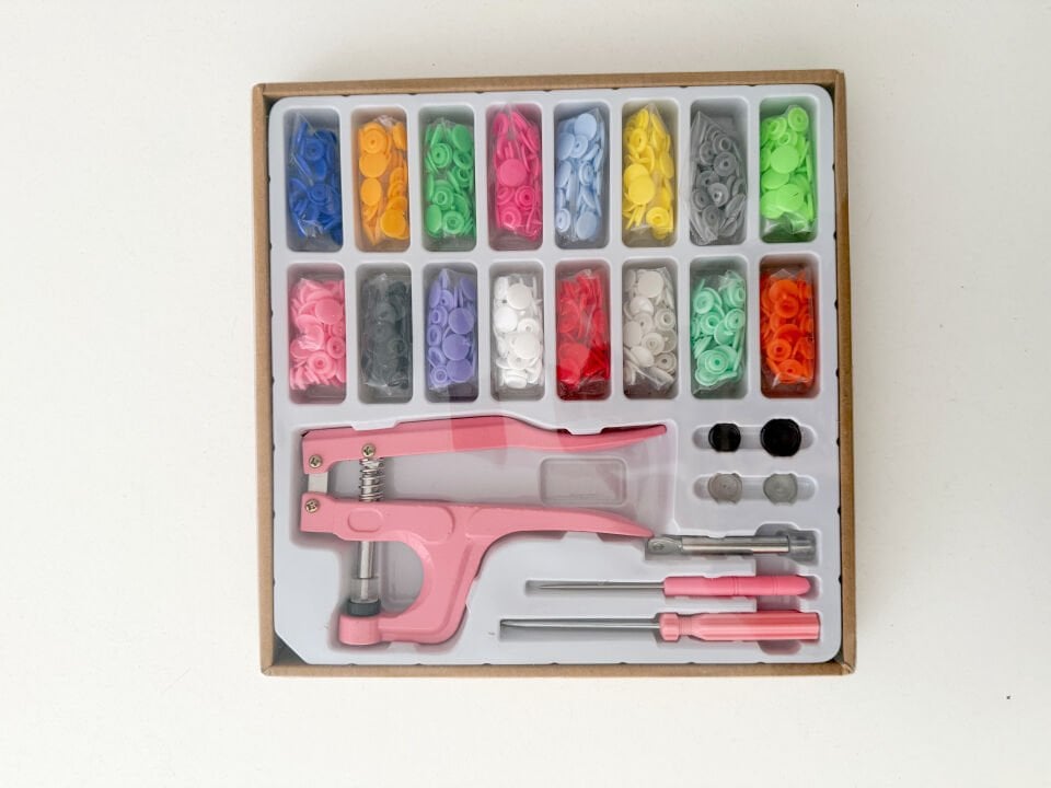 Plastik Çıtçıt Düğme Seti