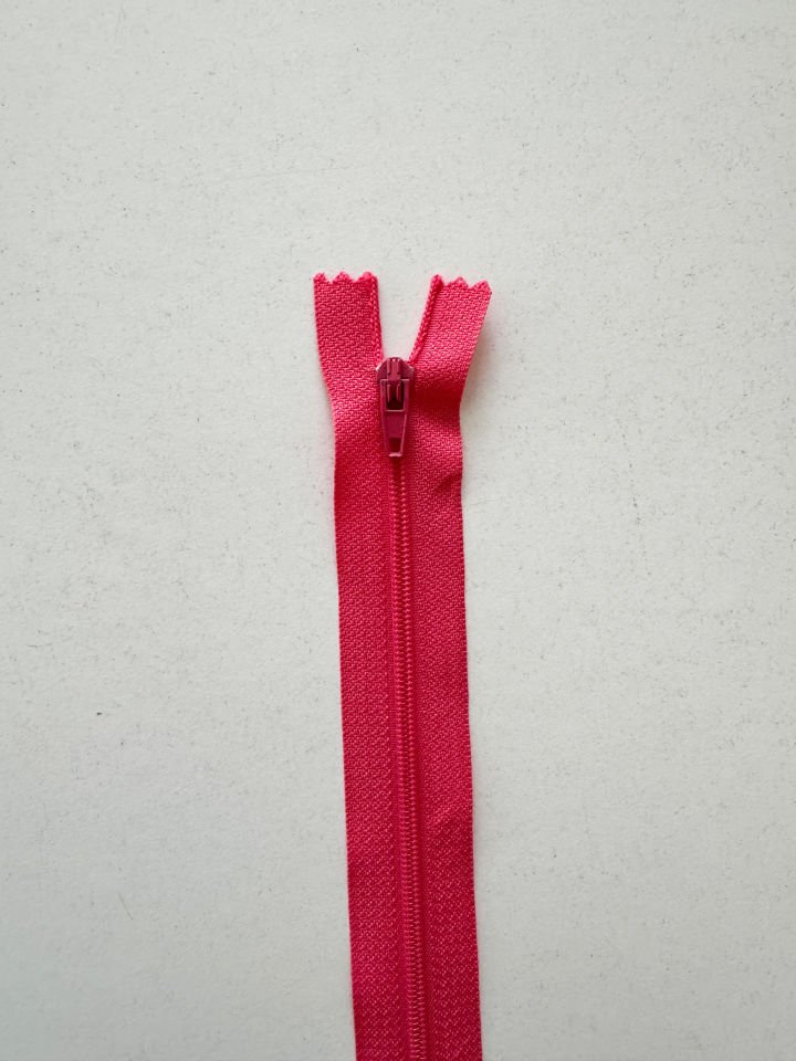 50cm Fermuar Neon Fuşya
