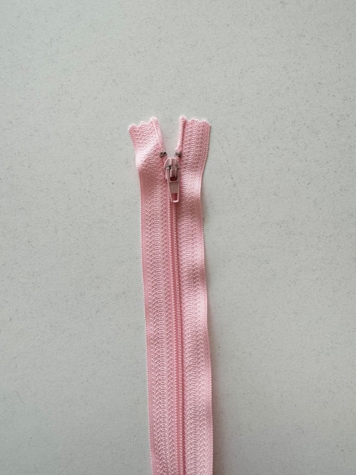 50cm Fermuar Somon Pembe