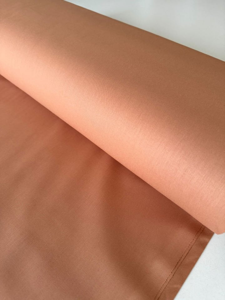 Açık Kahve Poplin Kumaş (Yarım Metre)