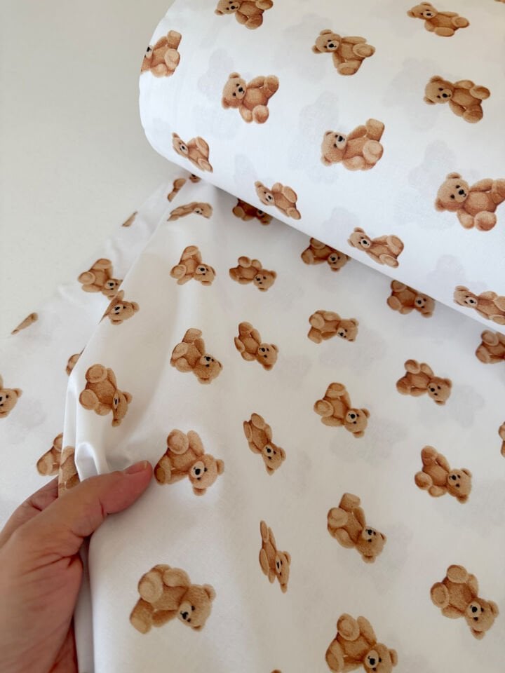 Teddy Poplin Kumaş (Yarım Metre)